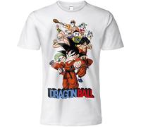 DRAGONBALL T-Shirt Maglietta PROTAGONISTI 9 PERSONAGGI Ufficiale DRAGON BALL