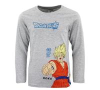 Dragonball Z Bambino Maglietta a Maniche Lunga (Grigio,6 Anni)