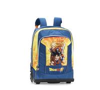 DRAGONBALL - Zaino Trolley Regolabile con Maniglia e Spallacci a Scomparsa, Cerniera e Tasca Frontale Zip - Zainetto Bambina - Zaino Scuola cm 36x23X47H