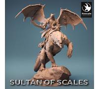 Dragonborn Cavaliere E5 - Sultan Of Scale - Lord Of The Print - Tabletop