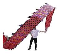 Dragone da danza per esercizi all'aperto, Nastro fitness in seta Dragon Dance Multicolor, dimensioni multiple(Green1)