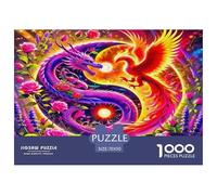 Dragone Jigsaw Puzzle 1000 Pezzi Per Adulti Puzzle Gioco Regali Per Adulti Cartone Riciclato Al 100% Home Decorazione 70x50cm/1000pcs