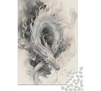 Dragone Jigsaw Puzzle Impossible 1000 Pezzi Oriental Art Decorazione Per La Casa. Rilassamento E Intelligence Per Adulti E Bambini Da 12 Anni 1000pcs (75x50cm)