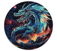Dragone1000 Pezzi Puzzle Rotondo AnimaliRotonda Puzzle Adulti Irregolare Unici Per Adulti Edugattoivo Per Adulti, Regali Difficile E Impossibile1000 pezzi (67.5x67.5cm)