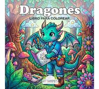 DRAGONES: Libro para colorear