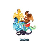 Dragonets Of Destiny Notebook: Perfectly sized at 6" x 9", this 110-page lined journal is your everyday canvas-ready to capture sudden inspirations, ... and keep your thoughts beautifully documented