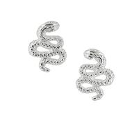 Dragonfels - Orecchini a forma di serpente "Serpente", eleganti orecchini in argento sterling 925, con confezione regalo, realizzati in orafi di qualità I D SER 21/AG