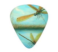 Dragonflies In Flight - Set regalo di plettri per chitarra acustica, elettrica e basso, regalo perfetto per gli amanti della chitarra e i musicisti