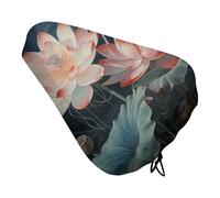 Dragonfly and Flower - Coprisedile per bicicletta con coulisse, impermeabile, protegge dal sole e dalla polvere, unisex, per mountain bike