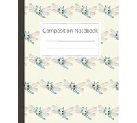 Dragonfly Composition Notebook: Cute Kawaii Insect Journal for Kids and Adults: Adorable Dragonfly Design Notebook for School, Work, and Everyday Writing Fun