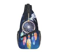 Dragonfly Dream Catcher 4 Unisex Borsello Tracolla Antifurto Borsas A Spalla Regolabile Sling Bag Per Lavoro Ciclismo Sportiva Outdoor