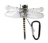 Dragonfly Hat Clip, Dragonfly Hair Clip - Clip di liberfalle realistiche su,Forniture per respingere il volo per le vacanze in spiaggia Dragonflie decorative decorazioni artigianato per gite in campeg