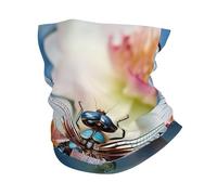 Dragonfly Lotus Protezione del Viso Elastico Passamontagna Traspirante Sciarpa A Mezza Faccia per attività Outdoor Donna 25X50Cm