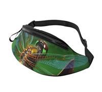 Dragonfly Marsupio da uomo e donna, impermeabile, sportivo, alla moda, con tracolla regolabile, grande, per viaggi ed escursioni