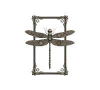 Dragonfly Notebook: Bronze Ornamental Design with a Dragonfly Motif - Blank Journal for Drawing, Writing, and Creative Notes