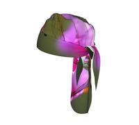 Dragonfly On The Flower stampato Do Rag Cap, Quick Dry Mesh Cycling Cap Liner casco per ciclismo, corsa, escursionismo