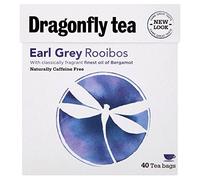 Dragonfly Tea Naturalmente Caffeina Rooibos Liberi Earl Grey (40) (Confezione da 6)