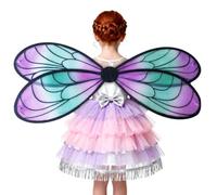 Dragonfly Wings - Polyester Elastic Reusable Cosplay Costume 73x37cm Comfortable Fairy Accessory, Lightweight Dress Up Props | Photo Wings for Women Girls Christmas Party Masquerade Role Play Photogra