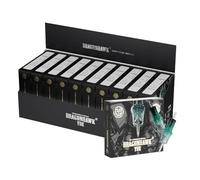 Dragonhawk Yue Tatuaggi Aaghi Cartridges 50 Pezzo #12 1RL 3RL 5RL 5RM 7RM 0.35mm Standard Round Liner Curved Magnum Shader Cartridges per Macchinetta Tatuaggi