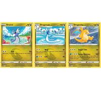 Dragonite 131/195 - Silver Tempest - Set di carte Pokemon Evolution - Raro lotto di 3 carte