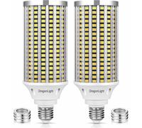DragonLight 54 W Lampadina LED ma super brillante (sostituisce 400 W) - Lampada Edison E27/E40-3000 K, bianco caldo, 6500 lm, per illuminazione commerciale, garage officina, ufficio, cortile