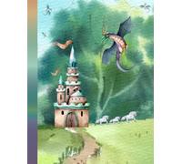 Dragons and Daydreams: A Whimsical Dot Grid and Lined Notebook for Magical Minds