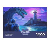 Dragons And Warriors Puzzle 1000 Elementi Impossibile - Regalo Perfetto 1000 Teile Fairy Tales Giochi Educativo E Giocattoli Sfida Regalo Intrattenimento Creativo Per La Decorazione Della Casa 70x50cm