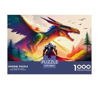 Dragons And Warriors Puzzle 1000 Pezzi Impossibile - Regalo Perfetto 1000 Teile Fairy Tales Puzzle Giocattolo Decompressivo Intellettuale Educativo Divertente Gioco Per Famiglie Für Erwachsene Und Kin