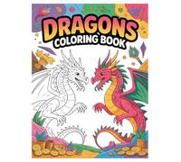 Dragons Coloring Book: 100 Stained Glass Designs for All Ages: Unleash Creativity with Intricate Dragon Art & Stress Relief