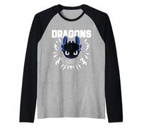 Dragons Come addestrare Il Tuo Film Dragon 2025 Maglia con Maniche Raglan