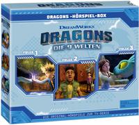 Dragons - die 9 Welten - Hörspiel-Box,Folge 1-3 mit Blumentütchen