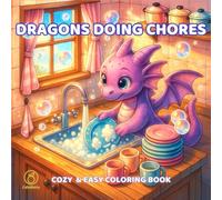 Dragons Doing Chores: A Cozy and Easy Collection Featuring Magical Creatures Tackling Everyday Tasks in Wholesome, Funny Scenes