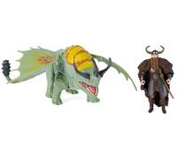 Dragons DreamWorks, How to Train Your Dragon, Rumblehorn e Stoick, Action Figure della Coppia vichinga, Giocattoli per Bambini dai 4 Anni in su