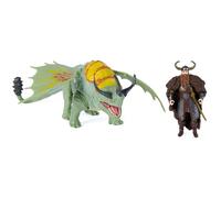 Dragons DreamWorks, How to Train Your Dragon, Rumblehorn & Stoick, Action Figure del Duo Vichingo, Giocattoli per Bambini dai 4 Anni in su