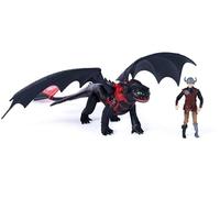 Dragons DreamWorks, How to Train Your Dragon, Sdentato e Hiccup, Drago e Giocattoli per Bambini, 4+ Anni, Multicolore, 6075557