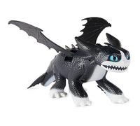 Dragons DreamWorks Interactive Fire and Flight Thunder, personaggio di Thunder, con effetti di luce e rumore, 30,4 cm, giocattolo per bambini dai 4 anni in su