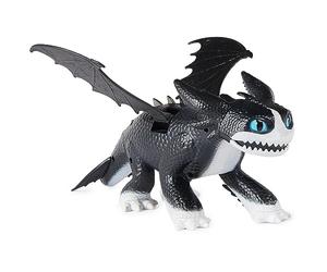 Dragons DreamWorks Interactive Fire and Flight Thunder, personaggio di Thunder, con effetti di luce e rumore, 30,4 cm, giocattolo per bambini dai 4 anni in su