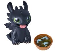 Dragons, DreamWorks Trainer, Spuntino con Pesce, 4+ Anni | Materiali Morbidi, Gioco Sensoriale, Accessori a Forma Di Pesce
