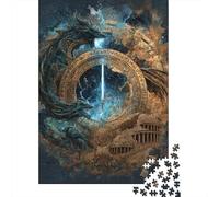 Dragon's Eye Portal Art Print Jigsaw Puzzle Impossible 1000Pcs Decorazione Per La Casa. Giochi Rilassamento E Intelligence Per Adulti E Ragazzi Da 14 Anni 38x26cm/1000pcs
