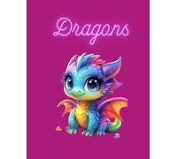 Dragons: Magical Dragons Coloring Book, Mystical Coloring Pages, Cute Dragons, 50 Unique Designs, 8.5 x 11 inches