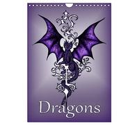 Dragons (Wall Calendar 2026 DIN A4 portrait), CALVENDO 12 Month Wall Calendar: Fantasy dragons