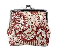 Dragons1, portamonete con chiusura a bacio, portamonete da donna in pelle sintetica