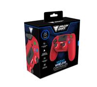 DragonShock - MIZAR BT - Controller wireless rosso per PS4, (Sony Playstation 3)