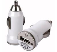 DragonTrading 2 x caricabatterie da auto USB bianco