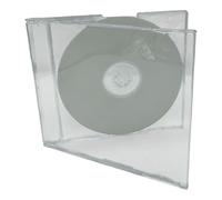 DragonTrading® - 25 maxi custodie singole trasparenti per CD da 6 mm