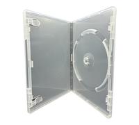 DragonTrading®, 50 custodie singole trasparenti per DVD, 14 mm