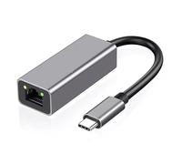 DragonTrading - Adattatore USB 3.1 tipo C a Gigabit Ethernet - 10/100/1000 - Compatibile con Thunderbolt 3 - Windows e Mac - Convertitore di rete LAN RJ45