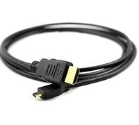 DragonTrading® Cavo ad alta velocità da micro HDMI di tipo D a HDMI di tipo A, per connettere la fotocamera Tesco HUDL 1 e HUDL 2 a TV, TV HD, schermo LCD, schermo al plasma, schermo con porta HDMI; cavo placcato in oro di qualità premium; per audio e video; supporta 3D, 4K, 1440p, 1080p, da 3 m