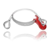 Drahtseile24 Corda con moschettoni e rinvii - Fune per silvicoltura con gancio di slittamento | 10mm - 16mm | 0,5m - 50m | Ø16mm / 2.000kg di carico utile | 10m