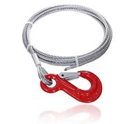 Drahtseile24 - Corda in acciaio per verricello, spessore da 5 mm a 10 mm, lunghezza da 2 m a 100 m, diametro 6 mm, carico utile 400 kg, lunghezza 40 m